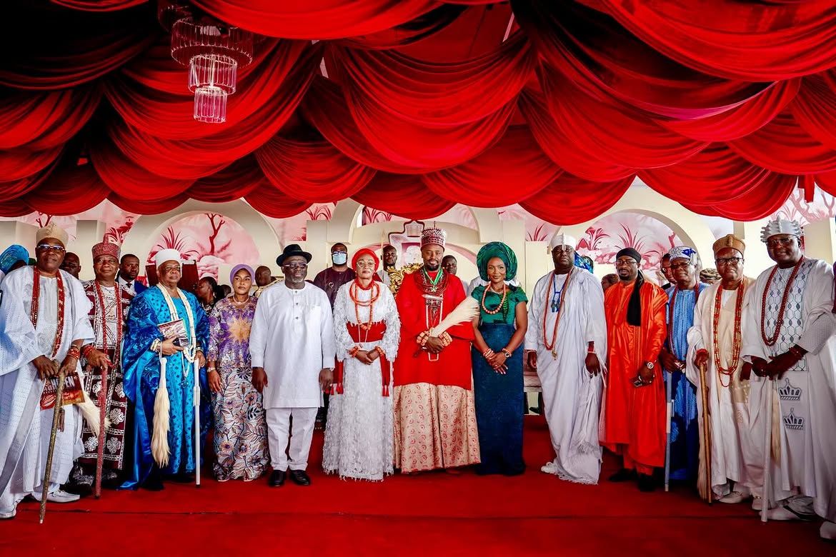 Dignitaries gathered at the Warri Kingdom ceremony